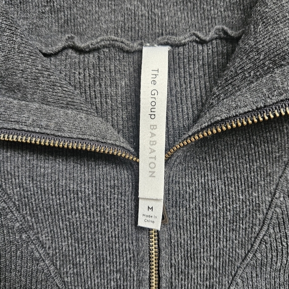 The Group Babaton Grey Rodin Sweater Size M - Picture 6 of 9